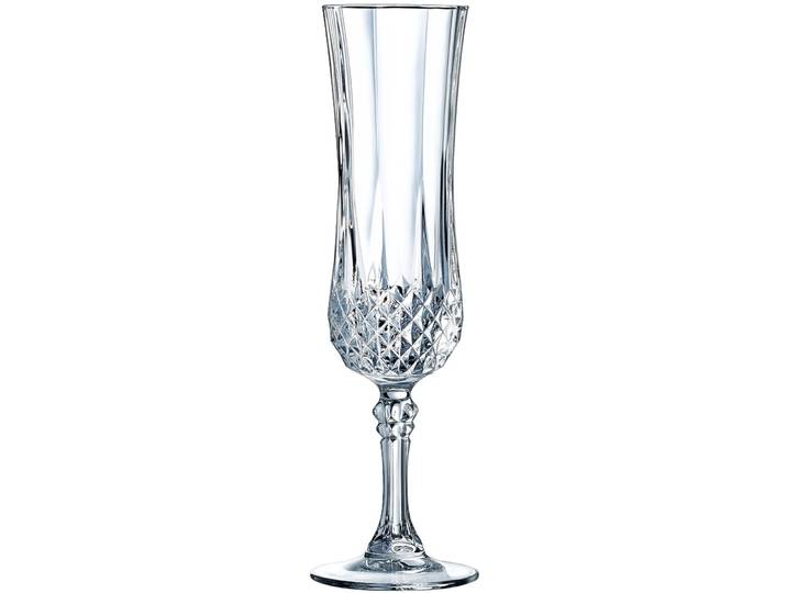 Arcoroc Champagnergläser-Set West Loop Transparent Glas H 20.5 cm 0.14 l 6 Stk