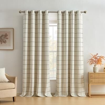 Threadmade Brighton Grommet Window Curtain Panel
