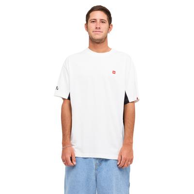 T-Shirt QUIKSILVER "Young Guns Flux", Herren, Gr. XS, weiß, Obermaterial: 100% Baumwolle., Shirts T-Shirt