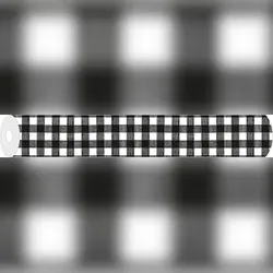 Sovie HORECA Papier-Tischdeckenrolle Karo in Schwarz aus Papier 120 cm x 25 m, 1 Stück