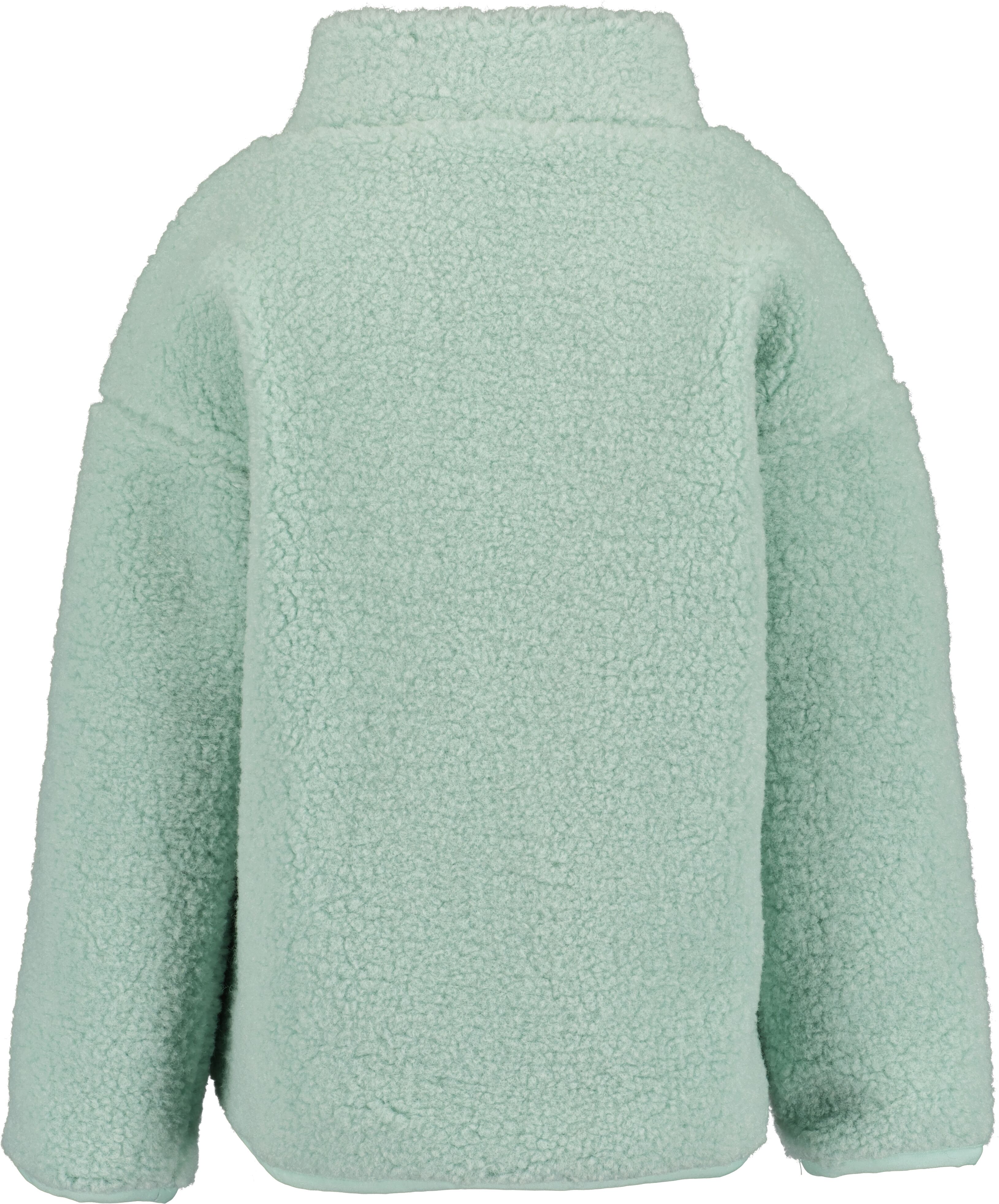 Fleecejacke BLUE SEVEN, Mädchen, Gr. 104, gletscher, Fleece, Obermaterial: 100% Polyester, unifarben, Basic normal, Jacken Fleecejacke, Kunstfaser gletscher 104