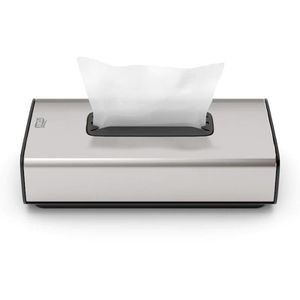 Tork Taschentuchbox Image Design F1, 460013, aus Edelstahl, 25,6 x 6,7 x 13,6 cm, Edelstahl poliert