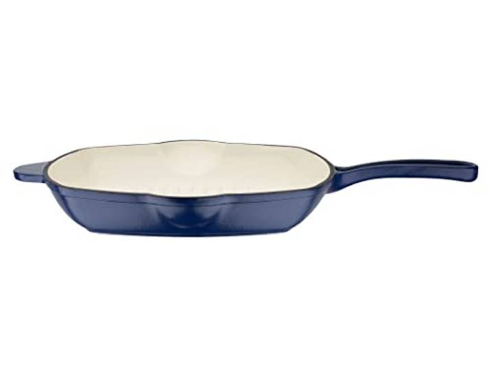 GSW Grillpfanne Blue Magic 28cm mit 2 Ausgüssen