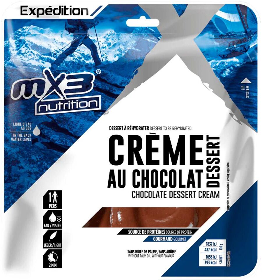MX3 Nutrition  - Crème Chocolat 90 g - Repas Lyophilisé