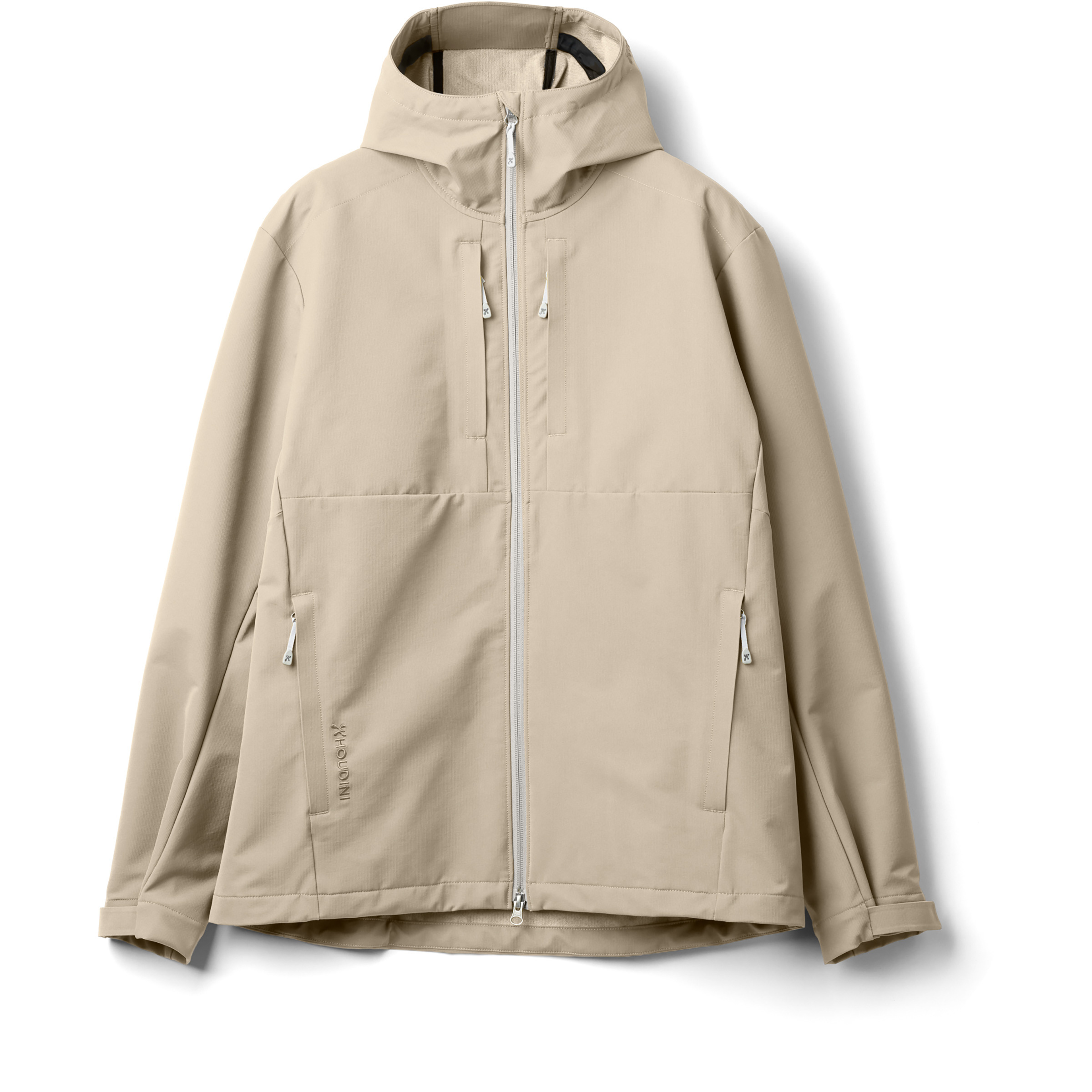 Houdini Alpine Tech Houdi Herren Softshelljacke beige Größe M Camping Widerstandsfähig Wasserabweisend