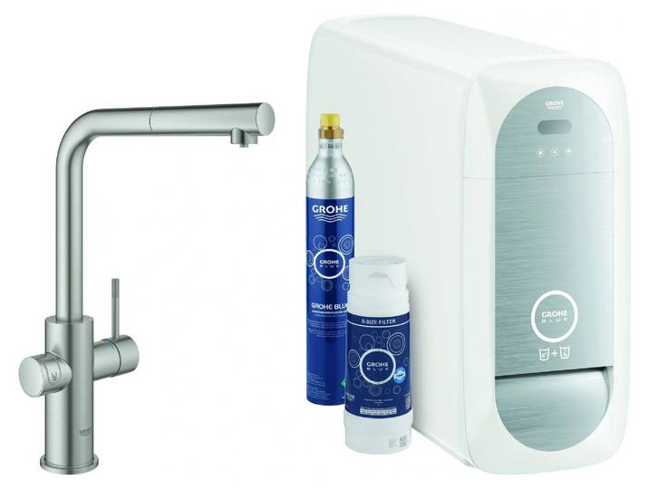 GROHE Blue Home Acier inoxydable