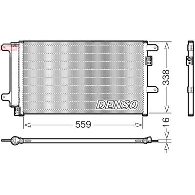 DENSO Kondensator, Klimaanlage DCN12007 für Iveco