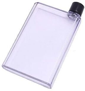 Uplifted Finds A6 Notebook Flat Water Bottle And High Performance Portable Paper Pad Drinking Architecture white