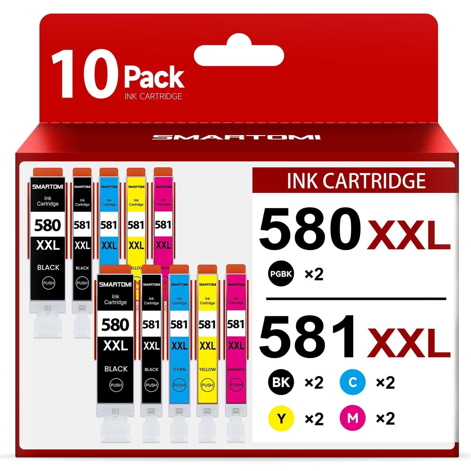 Set van 10 compatibele inktcartridges voor Canon