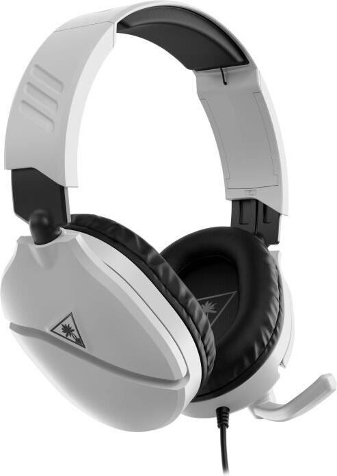 Turtle Beach Recon 70X Gaming Headset met 40 mm luidsprekerdrivers, wit, compatibel met PC, PS5, PS4, Xbox en Switch