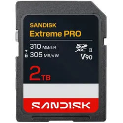 SanDisk 2 TB SDXC Extreme PRO R310MB/s W305MB/s, UHS-II V90