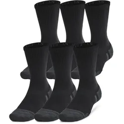 6er Pack UNDER ARMOUR Performance Tech Crewsocken 003 - black M (36.5-42)