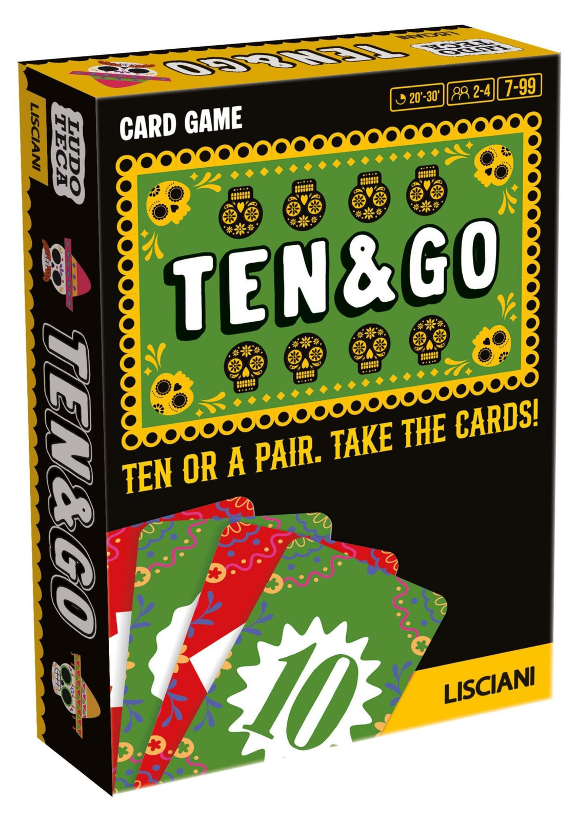 Liscianigiochi Lisciani Kaartspel Ludoteca Ten and Go voor kinderen vanaf 8 jaar