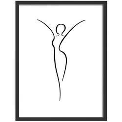 Walther, Bilderrahmen, Silhouette Holzrahmen (31.20 x 41.20 cm)