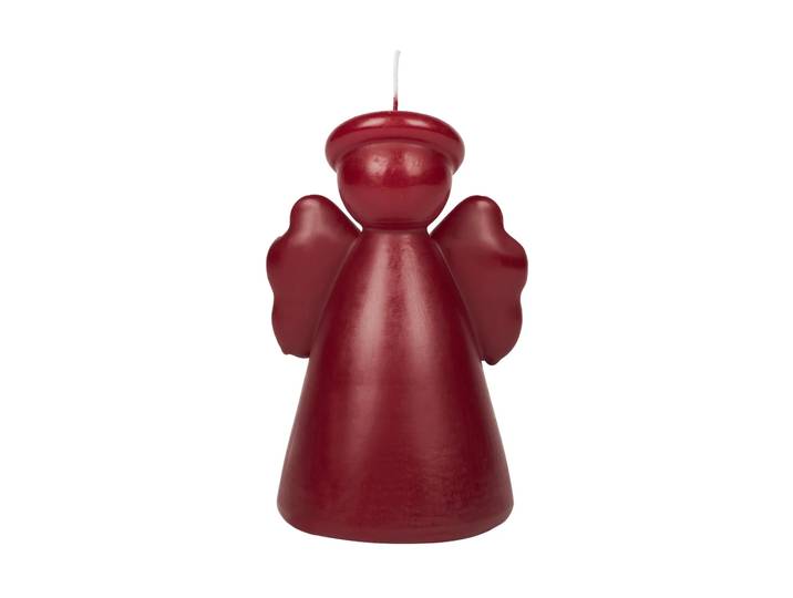 Broste Copenhagen Bougie Angel sculpture 14 cm Burgundy