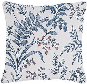 "Marielle Sapphire Sunbrella Outdoor Pillow - 16"" x 16"" - Ballard Designs"