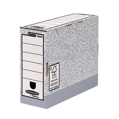 Bankers Box Archivschachtel System 1080501 grau/weiß