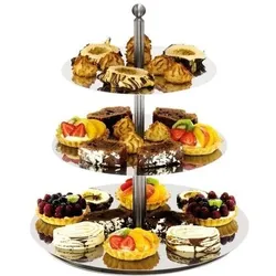 Stalgast Spiegel-Etagere, 3-Stufig, Höhe 48 Cm