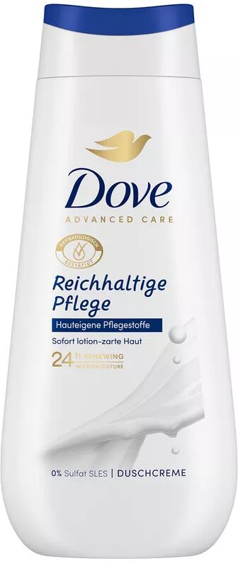 Dove - Pflegedusche Reichhaltige Pflege, Advanced Care, 225 ml
