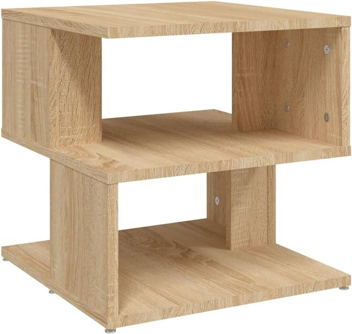 Sierlijke bijzettafel met twee niveaus voor wonen en decoratie