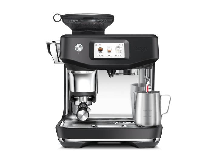 SAGE Siebträgermaschine Touch Impress Cold , Energieeffizienz: A++, schwarz, B:33cm H:41cm T:38cm, Kaffeemaschinen, Milchschaumdüse, Siebträgermaschine