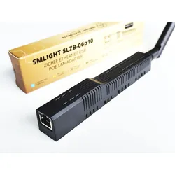 SMLIGHT SLZB-06P10 Triple-Radio-Gateway, Zigbee, Thread, PoE, Home Assistant, ESP32-D0WD
