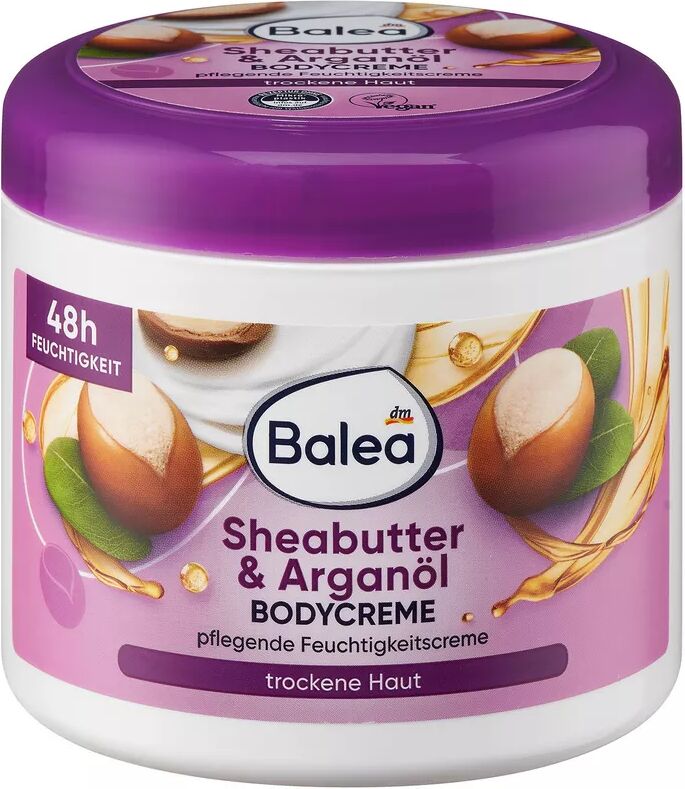 Balea - Bodycreme Sheabutter & Arganöl, 500  ml