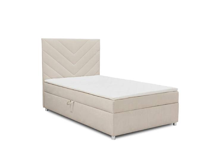 Kastenbett MATTEO cream 120x200cm halbfest