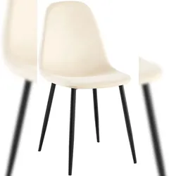 CLP Esszimmerstuhl Napier creme/Samt