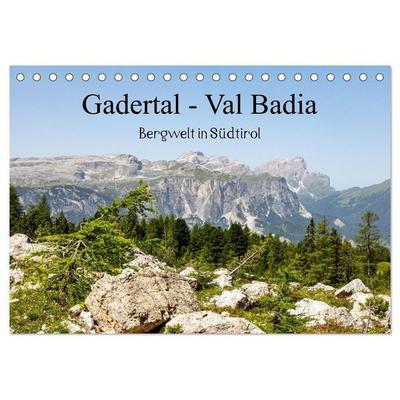 Gadertal - Val Badia (Tischkalender 2027 DIN A5 quer), CALVENDO Monatskalender