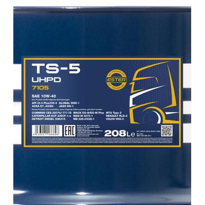 SCT - MANNOL Motoröl Mannol TS-5 UHPD 10W-40 [208L] MN7105-DR