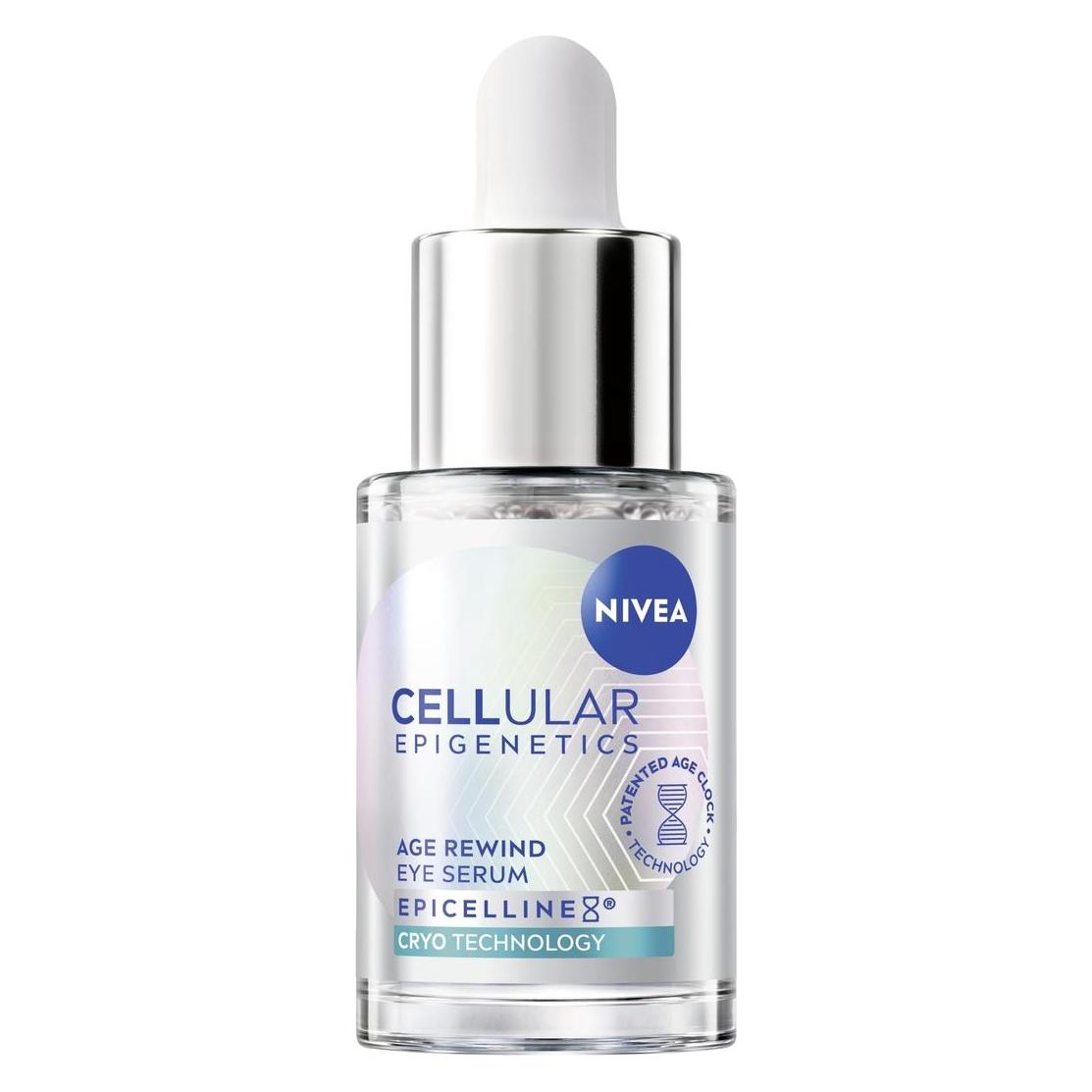 Nivea - Cellular Epigenetics Eye Awakening Kryo-Serum - 15 ml (Augenpflege Serum, 15 ml, Tag + Nacht) (99422)