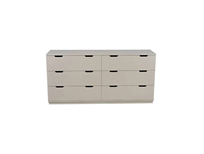 Mavis Commode Aoko double 6 tiroirs Beige