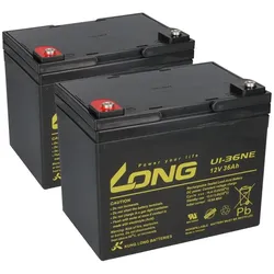 2x Kung Long U1-36NE 12V 36Ah (24V) - Proflex VR300 - M6