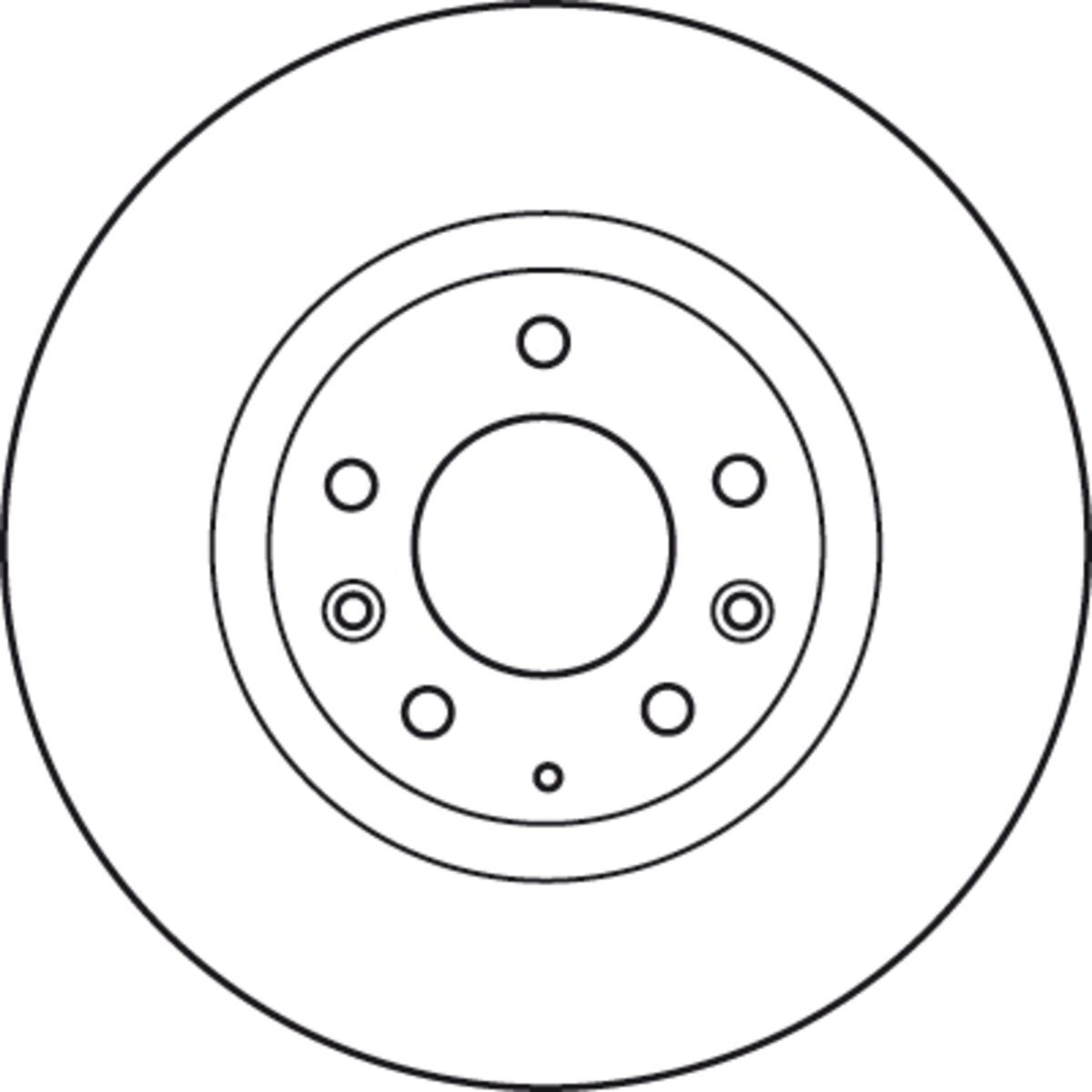 Bremsscheibe TRW DF4968S vorne, belüftet, 1 Stück