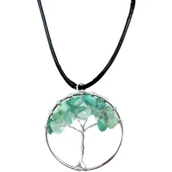 Tree of Life Pendant - Jade