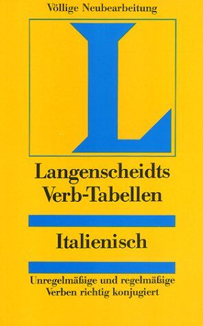 Susanne Leeb - Langenscheidts Verb-Tabellen, Italienisch - Preis vom 30.09.2026 09:01:18 h