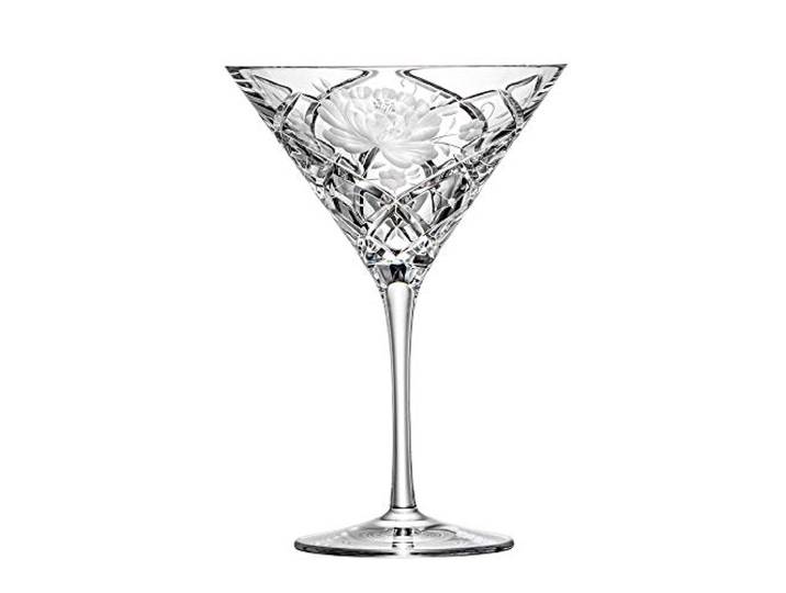 ARNSTADT KRISTALL Cocktailglas Martiniglas Sunrose (17,5 cm) - Kristallglas mundgeblasen · von Hand geschliffen · Handmade in Germany