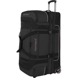 Normani Reisetrolley 120-150 L „Gigaro“ Schwarz/Rosa, Koffer, Schwarz, Rosa