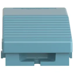 Schneider Electric Fussschalter 1Ö+1S blau einstufig, Schalter + Taster, Blau