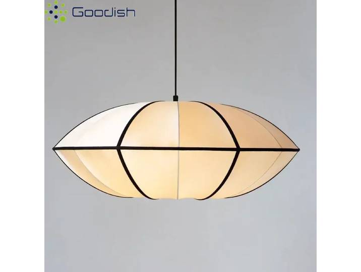 Lampes suspendues LED modernes et simples, lanterne en tissu en forme de citrouille, art créatif, lampes pour salon, décoration de la maison, lustre