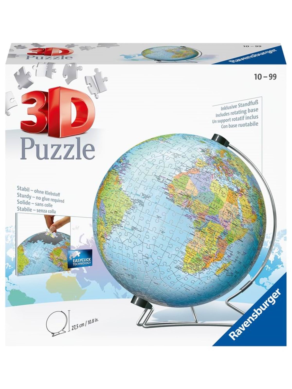 Ravensburger 3D Globe Earth 540pcs 3D Puzzle