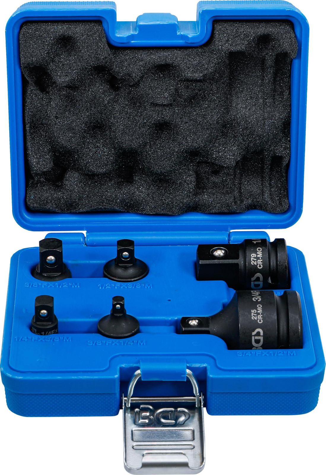 Dripio 6-delige Kraft adapterset van chroom-molybdeenstaal, 1/4 tot 3/4 inch