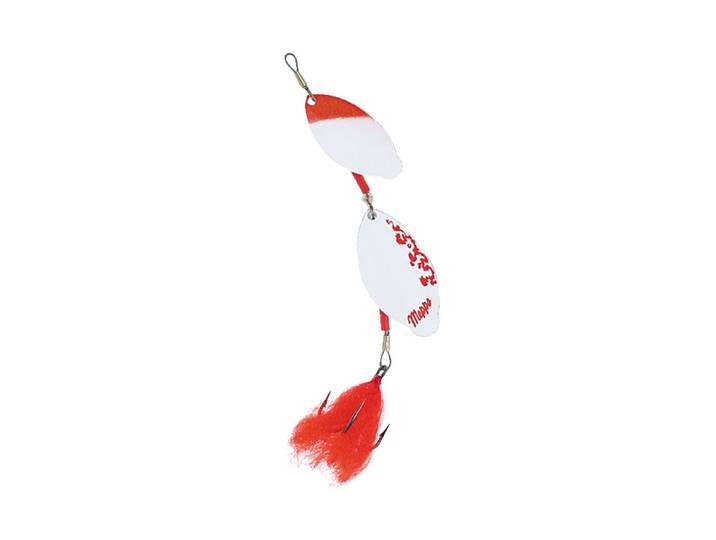 Mepps Löffel Pike Tandem Rot-Weiss 80 2.5 1.5 cm 27 g