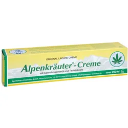Alpenkräuter Creme Lacure m.Cannabisöl u 200 ml