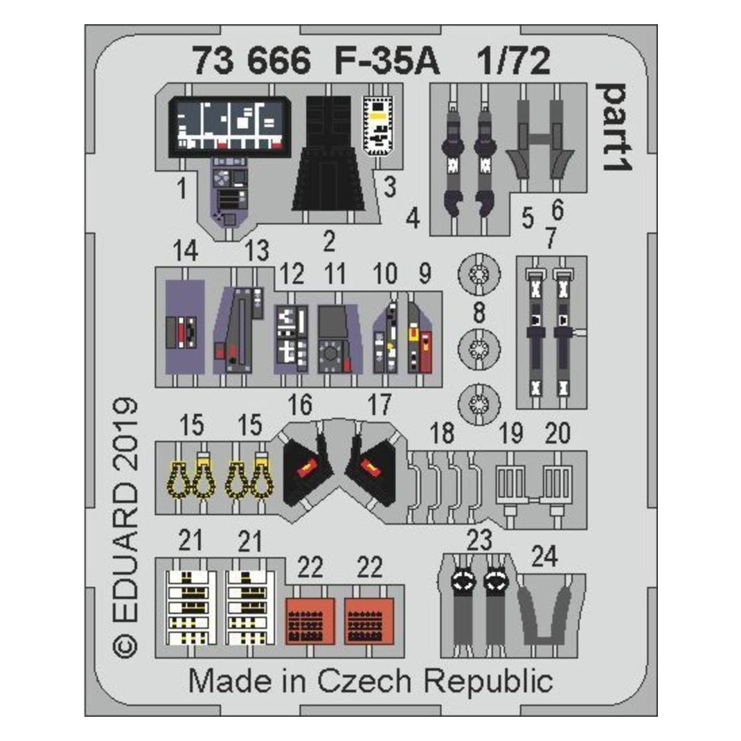 Eduard F-35A for Academy (73666)