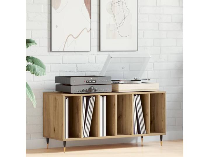 Buffet en bois vieilli 100x38x48 cm en bois d ingénierie