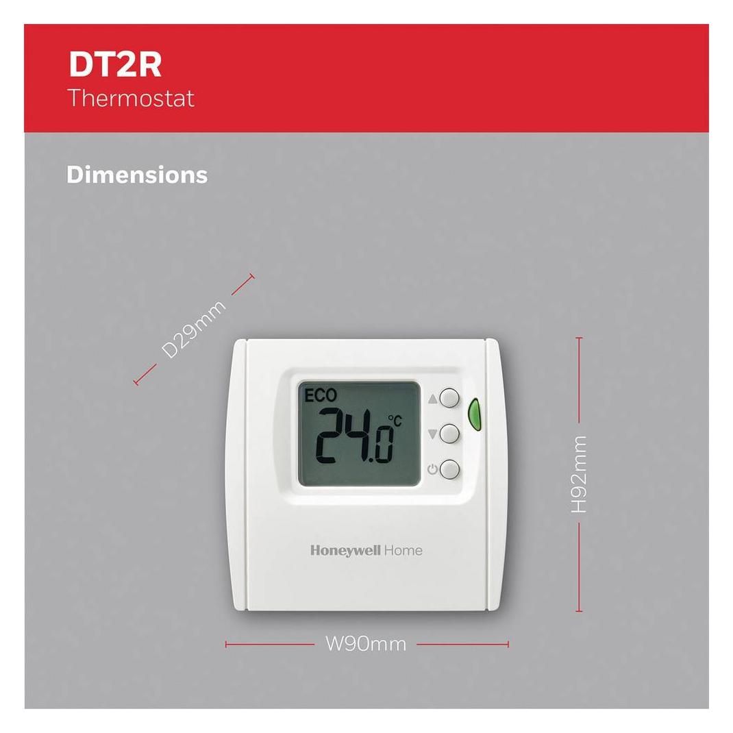 Honeywell Funk Raumthermostat DT2R Dig. (THR842DEU)