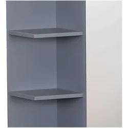 Relaxdays, Spiegelschrank, Spiegelschrank (62 x 21 x 64 cm)