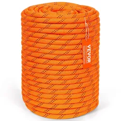 VEVOR Arborist Baumkletterseil doppelt geflochten Polyester 1,27 cm x 67 m
